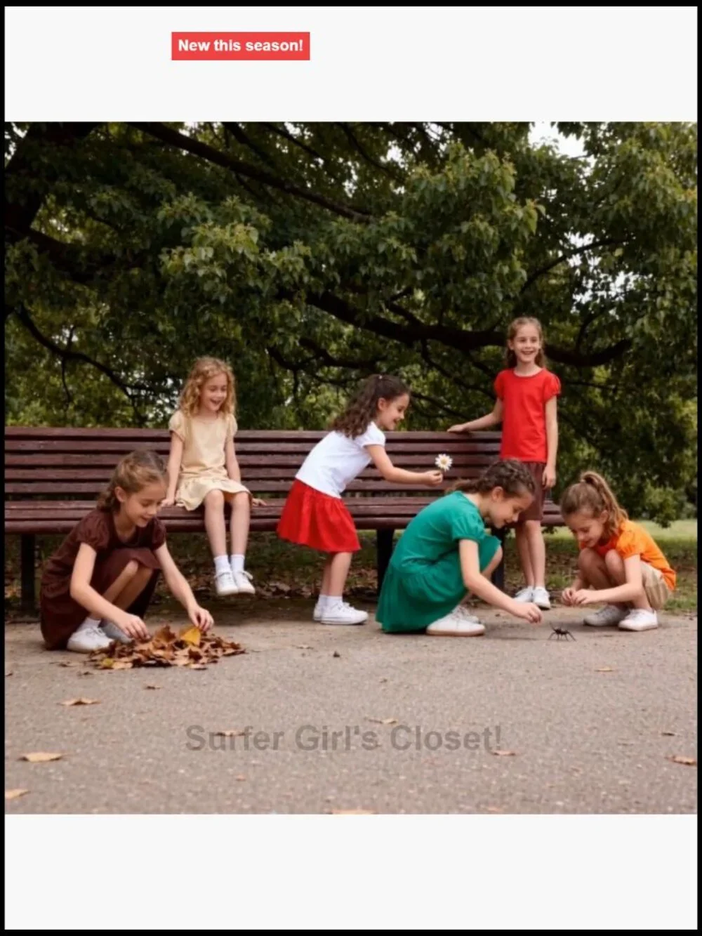 Girls Short Puff Sleeve Tee Basic T-Shirt Crewneck 2-Pack